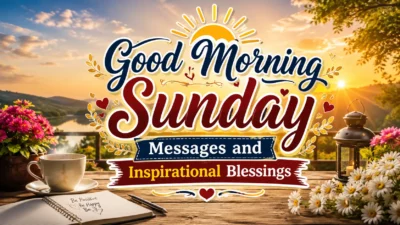 Good Morning Sunday Messages and Inspirational Blessings