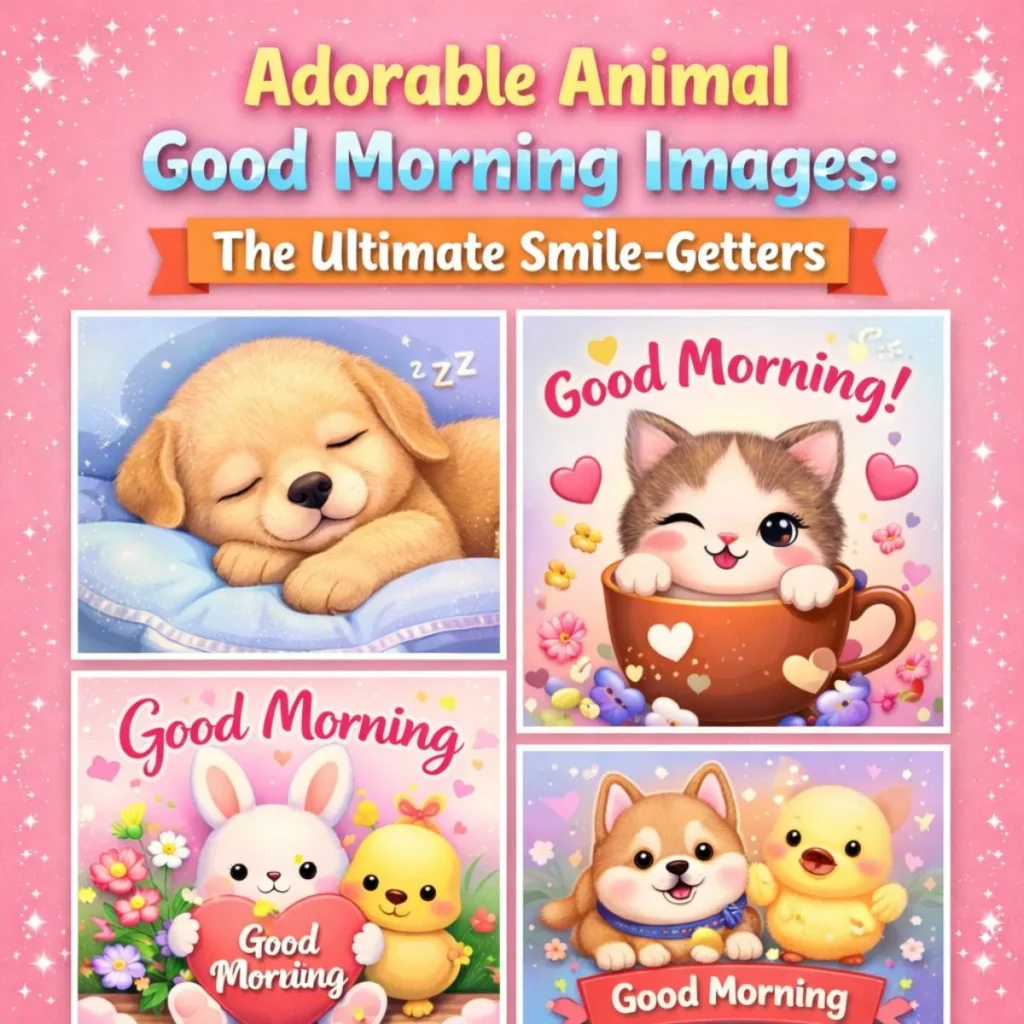 Adorable Animal Good Morning Images The Ultimate Smile-Getters