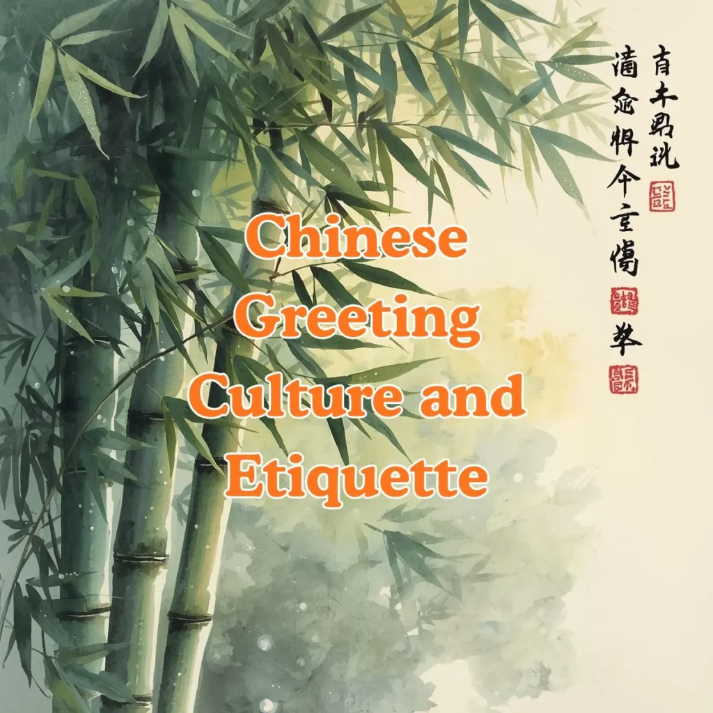 Chinese Greeting Culture and Etiquette
