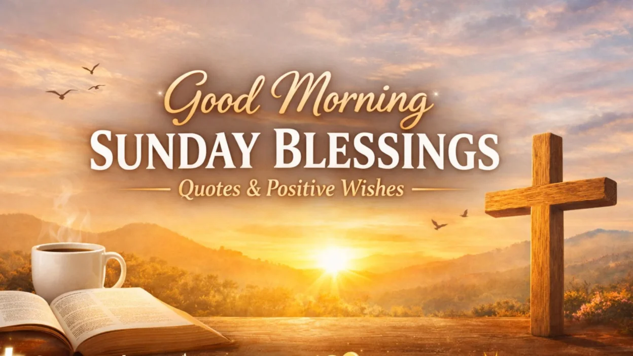 Good Morning Sunday Blessings Quotes & Positive Wishes