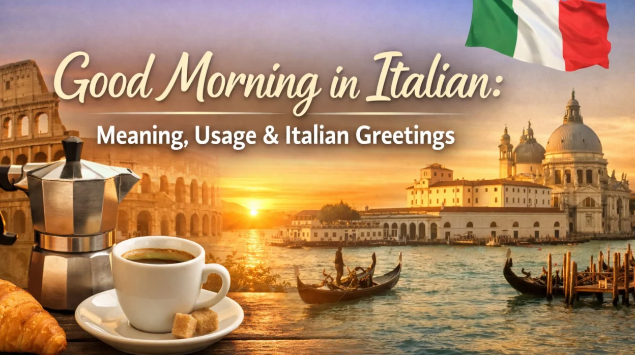 Good Morning in Italian Meaning, Usage & Italian Greetings