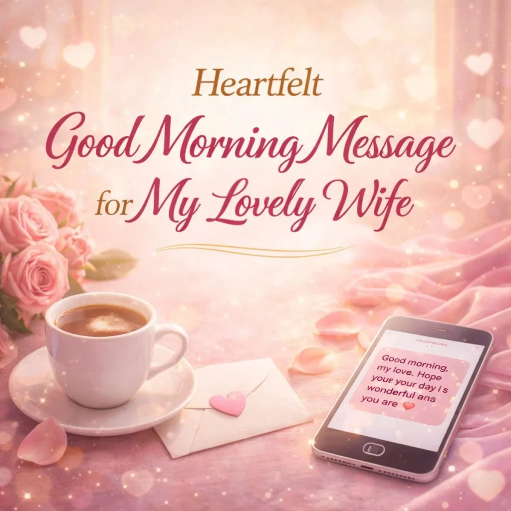Heartfelt Good Morning Message for My Lovely Wife