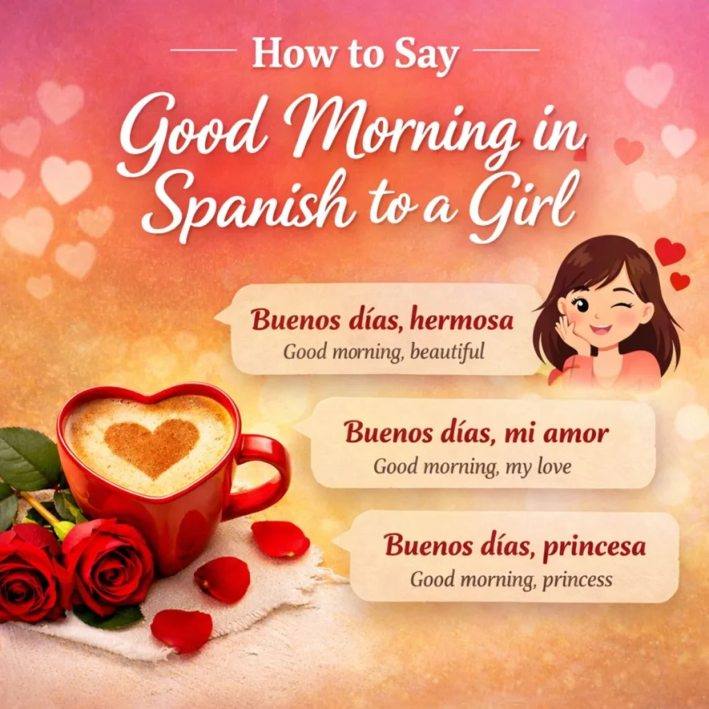How to Say Good Morning in Spanish to a Girl