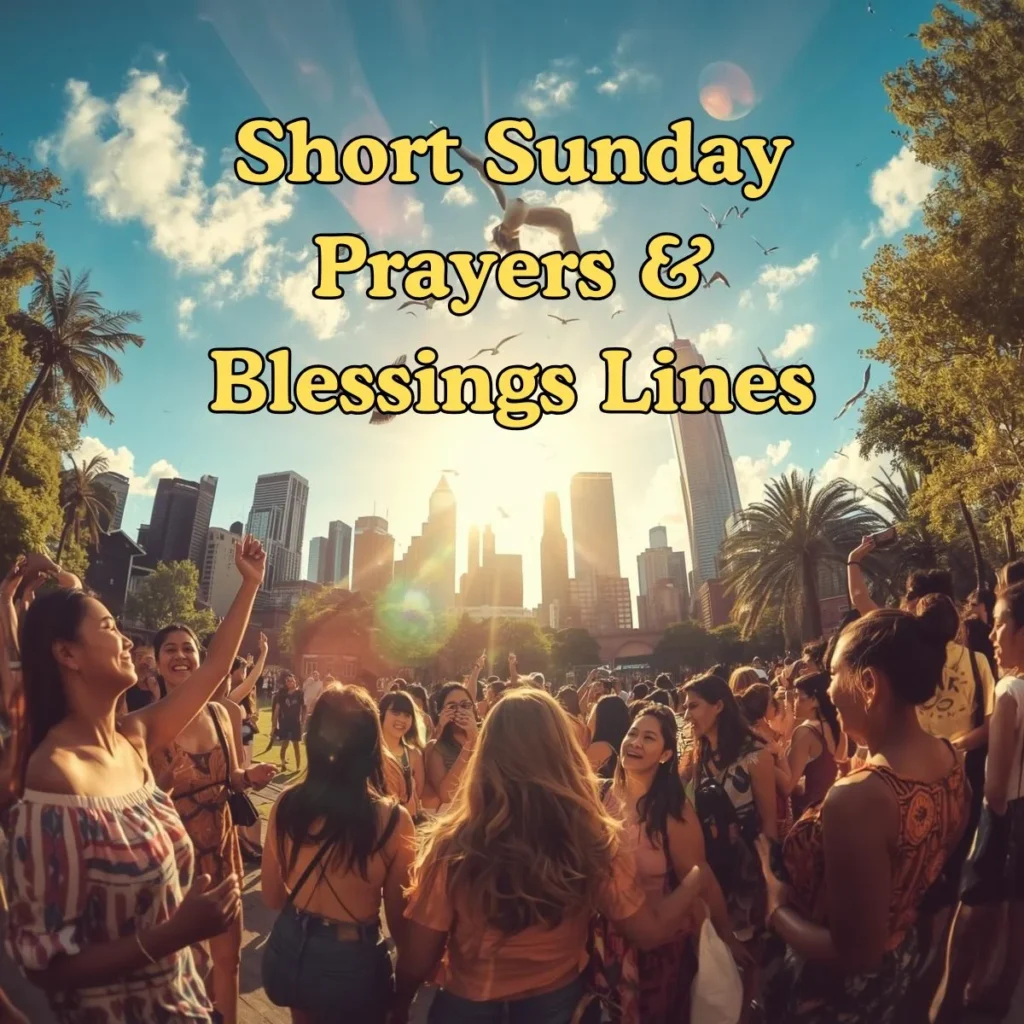 Short Sunday Prayers & Blessings Lines