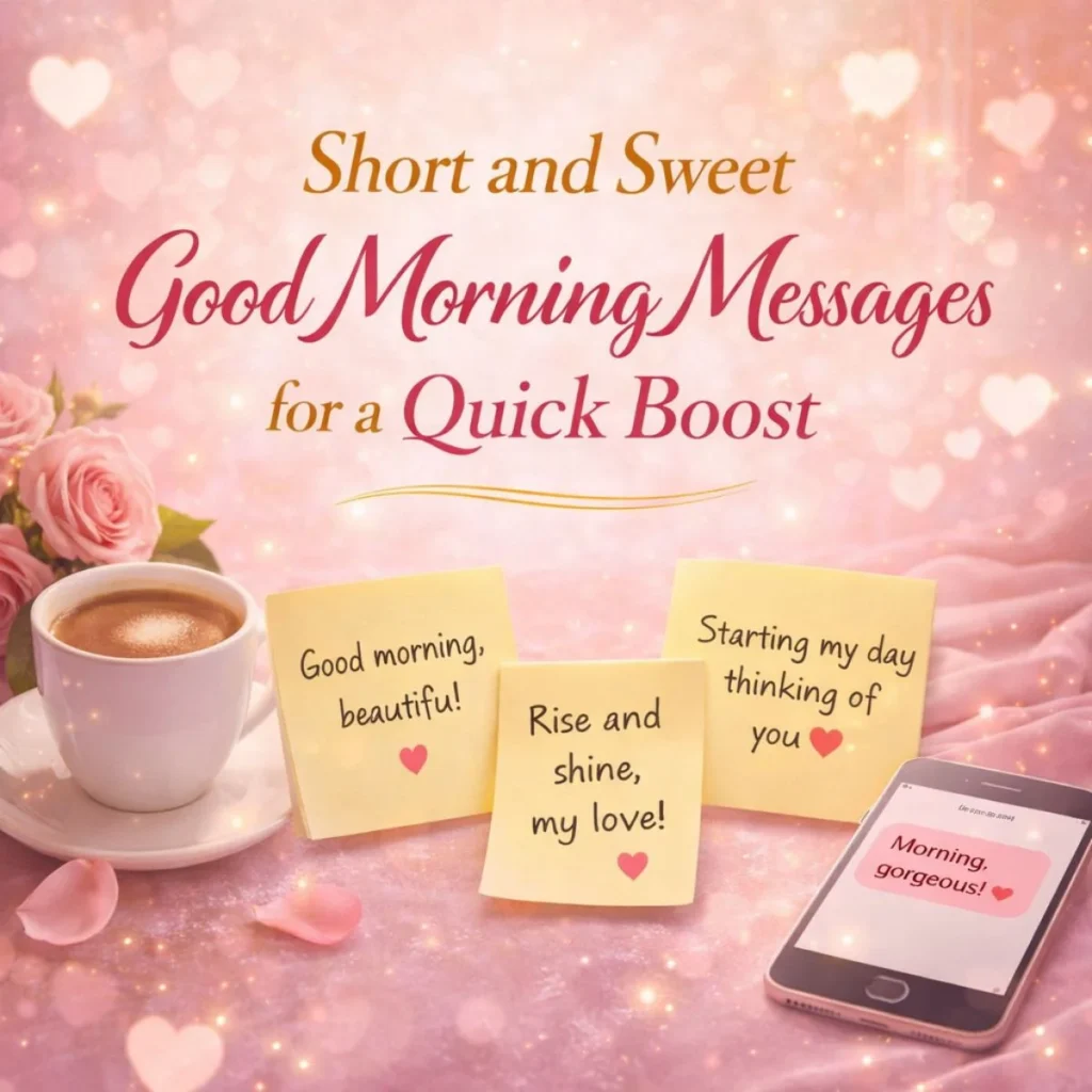 Short and Sweet Good Morning Messages for a Quick Boost