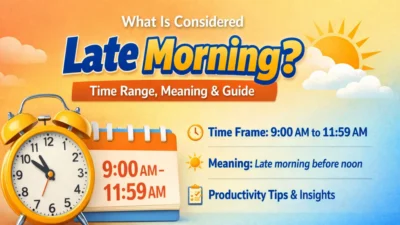 What Is Considered Late Morning
