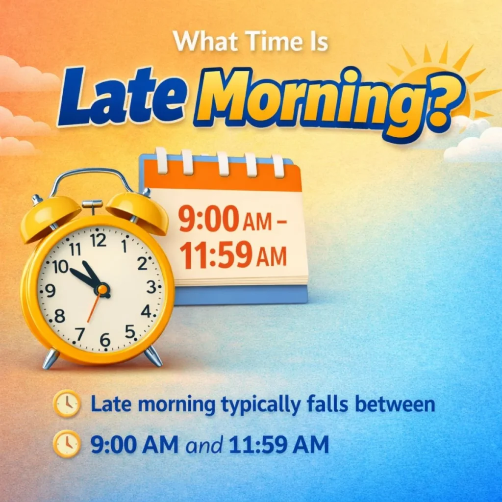 What Time Is Late Morning