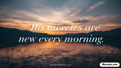 Good Morning Bible Verse