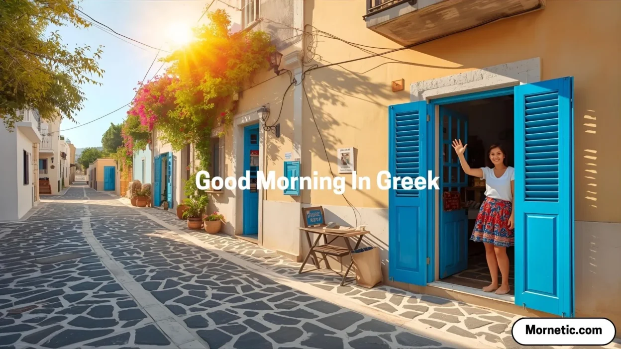 Good Morning In Greek
