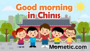 How To Say Good Morning In Chinese