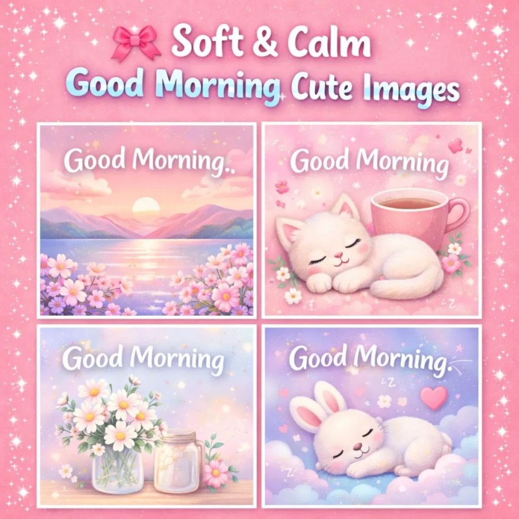 🎀 Soft & Calm Good Morning Cute Images