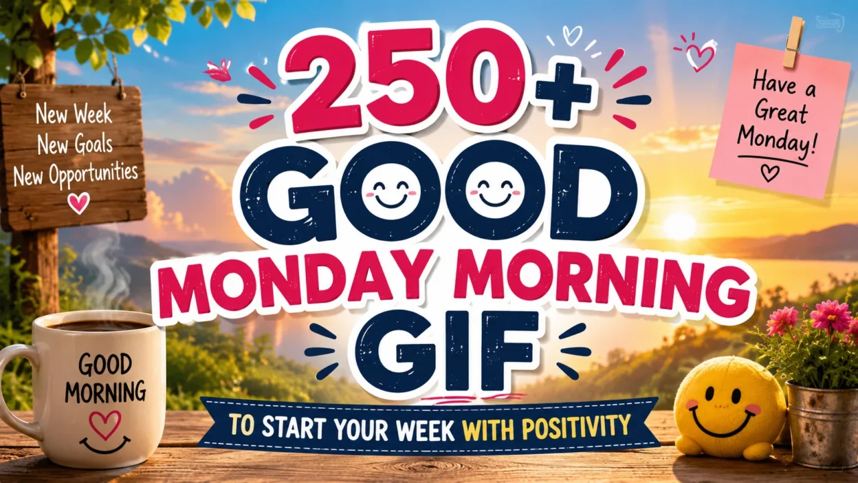 250+ Good Monday Morning GIF to Start Your Week with Positivity