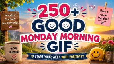 250+ Good Monday Morning GIF to Start Your Week with Positivity