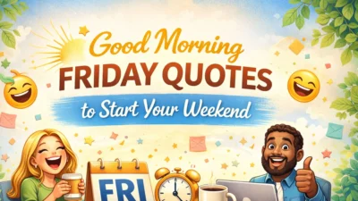 Good Morning Friday Quotes to Start Your Weekend
