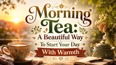 Morning Tea A Beautiful Way To Start Your Day With Warmth