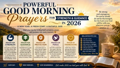 Powerful Good Morning Prayers for Strength & Guidance in 2026
