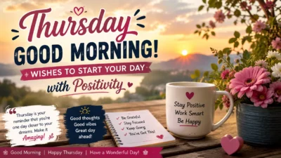 Thursday Good Morning Wishes to Start Your Day with Positivity