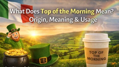 What Does Top of the Morning Mean Origin, Meaning & Usage