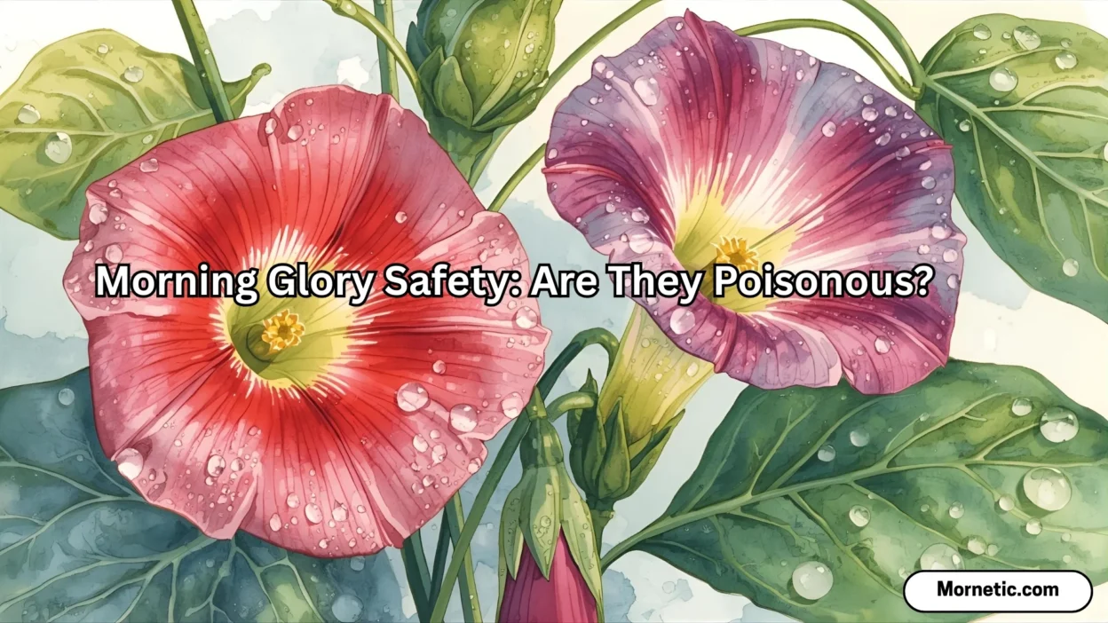Are Morning Glories Poisonous