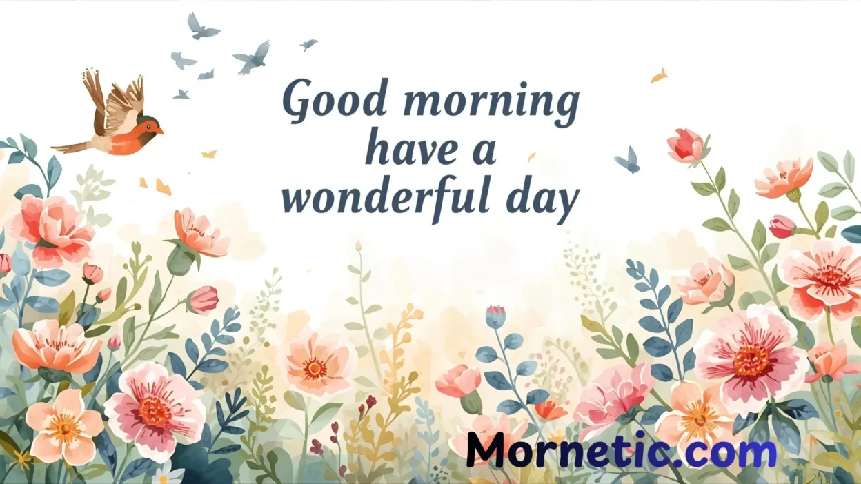 Good Morning Have a Wonderful Day
