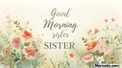 Good Morning Sister Images