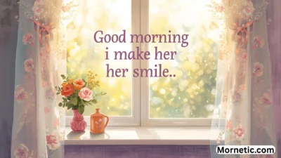 Heart Touching Good Morning Message To Make Her Smile