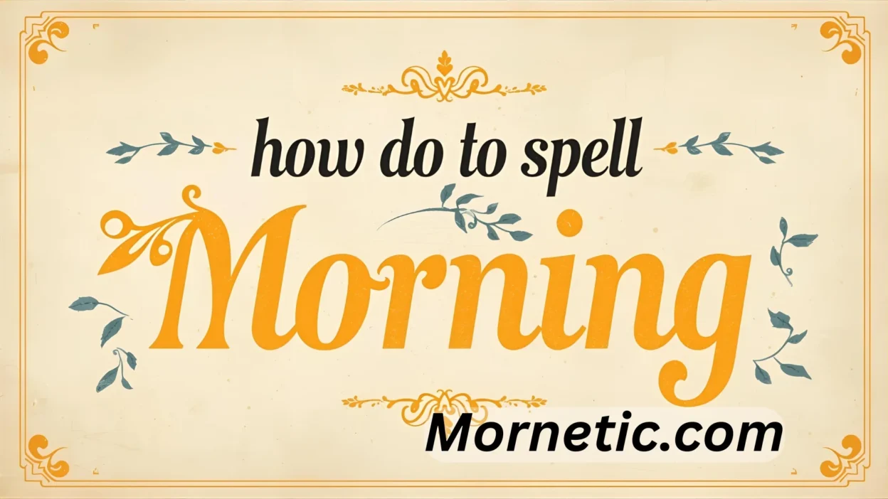 How Do You Spell Morning