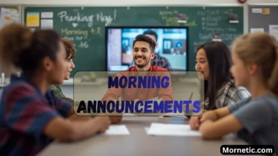 Morning Announcements