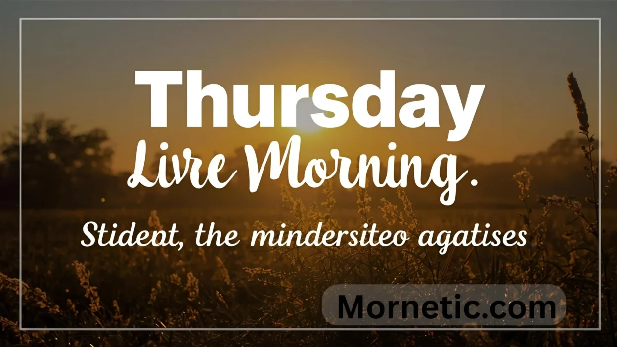 Thursday Good Morning Images