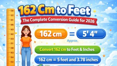 162 Cm to Feet