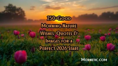 250+Good Morning Nature Wishes, Quotes & Images for a Perfect 2026 Start