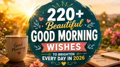 220+ Beautiful Good Morning Wishes to Brighten Every Day