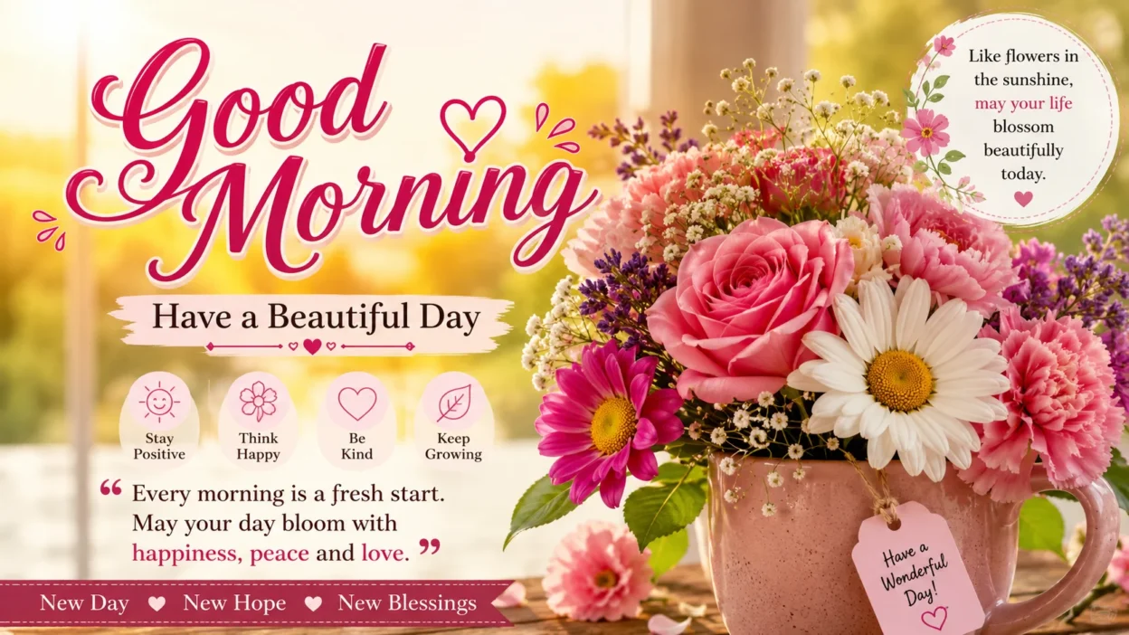 Best Good Morning Flowers Images, Wishes & Quotes 🌺