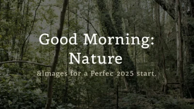 Good Morning Nature: Uplifting Wishes, Quotes & Images for a Perfect 2025 Start