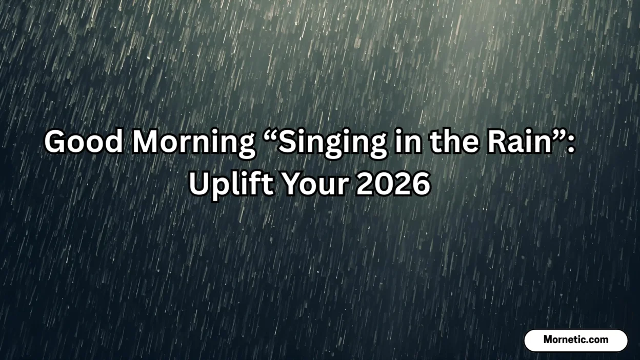 Good Morning Singing In The Rain Lyrics