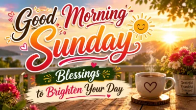 Good Morning Sunday Blessings to Brighten Your Day 🌞☕