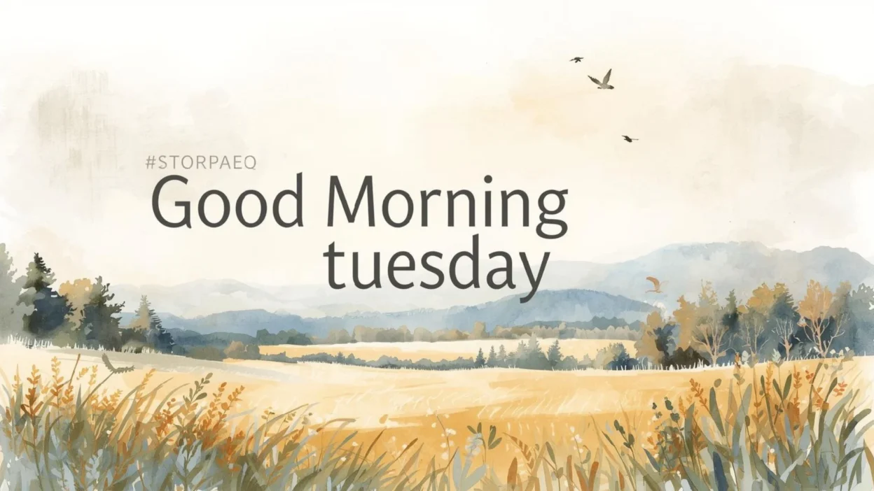 good morning tuesday