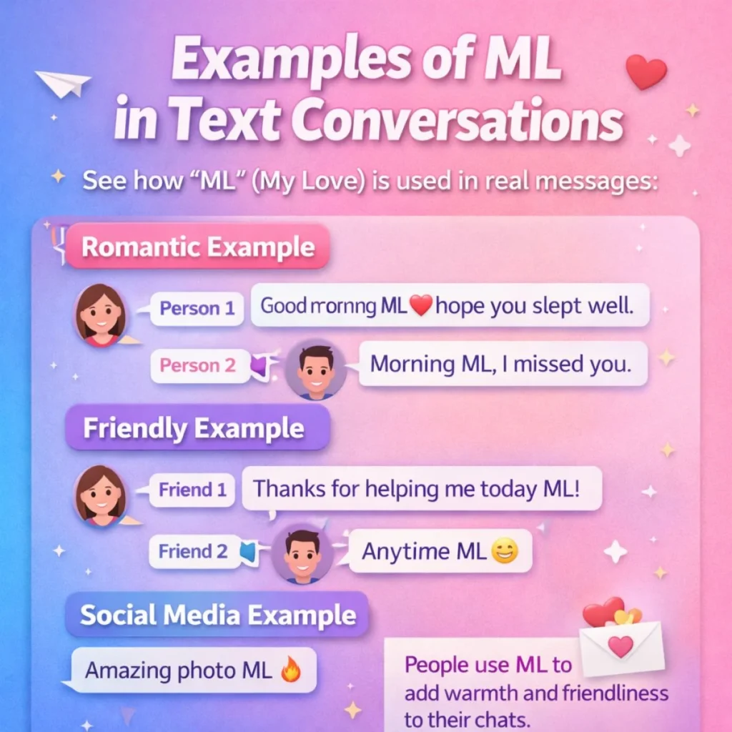 Examples of ML in Text Conversations
