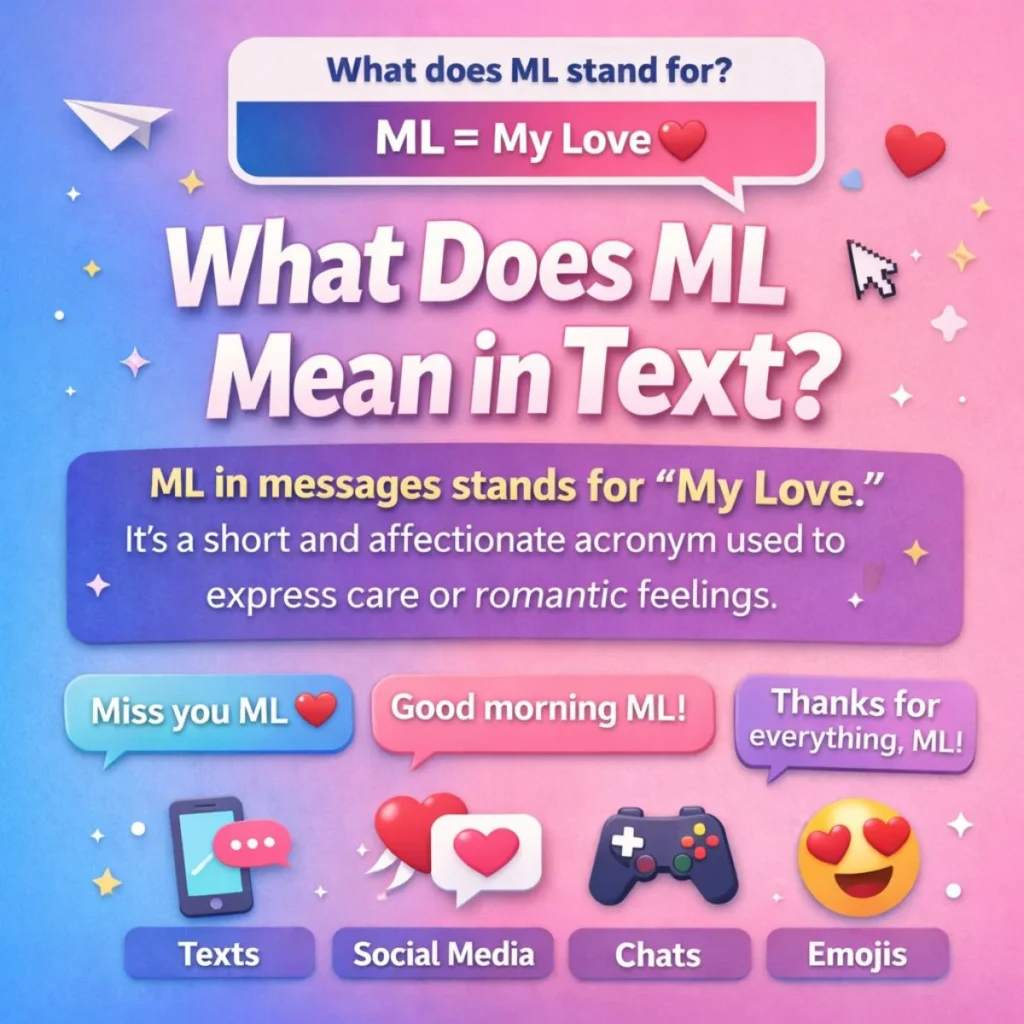 What Does ML Mean in Text