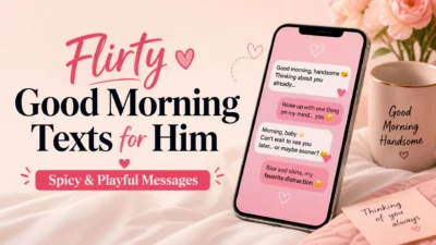 Flirty Good Morning Texts for Him Spicy & Playful Messages