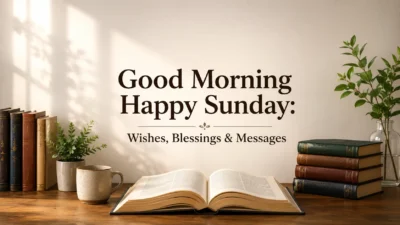 Good Morning Happy Sunday Wishes, Blessings & Messages