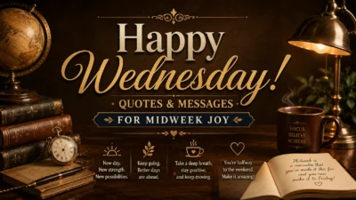 Happy Wednesday Images Quotes & Messages for Midweek Joy