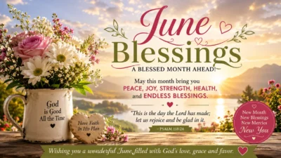 June Blessings Images Quotes & Messages for a Blessed Month