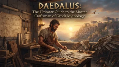 Daedalus, the master craftsman of Greek mythology