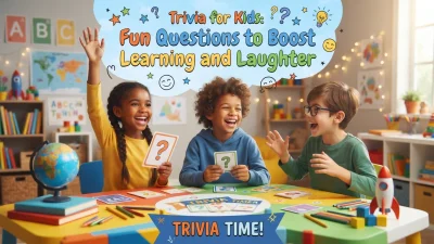 Trivia for kids with fun questions that boost learning and laughter