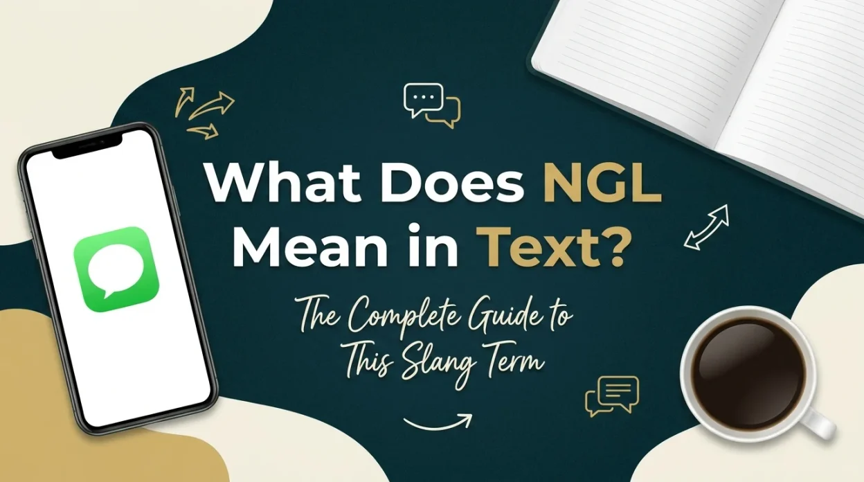 What NGL means in text, including its common slang meaning and usage in messages