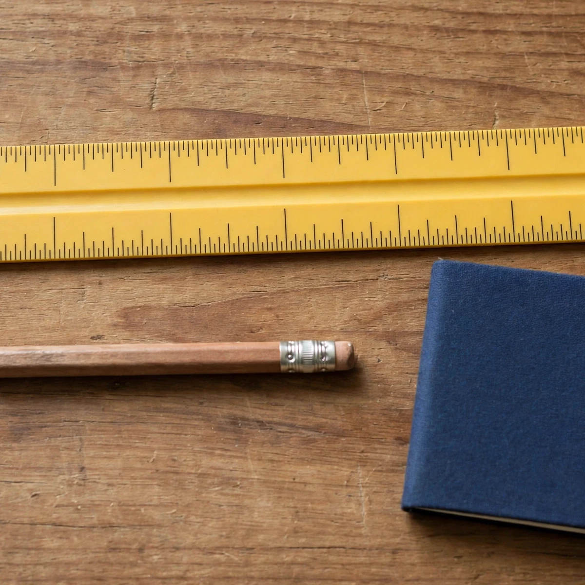 Ruler showing 6 inches
