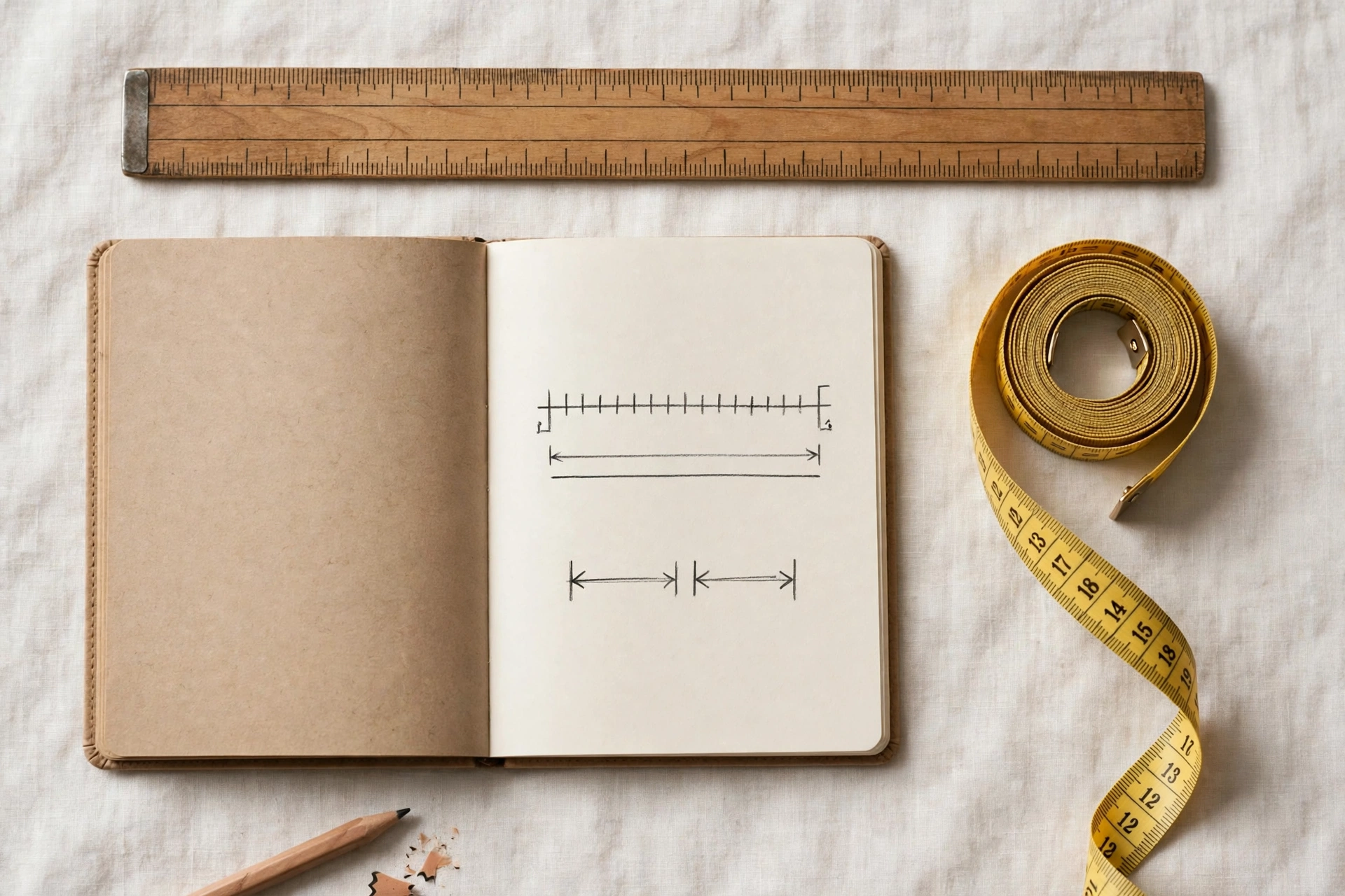7-inch measurement conversion chart in inches, feet, centimetres, millimetres, metres and yards